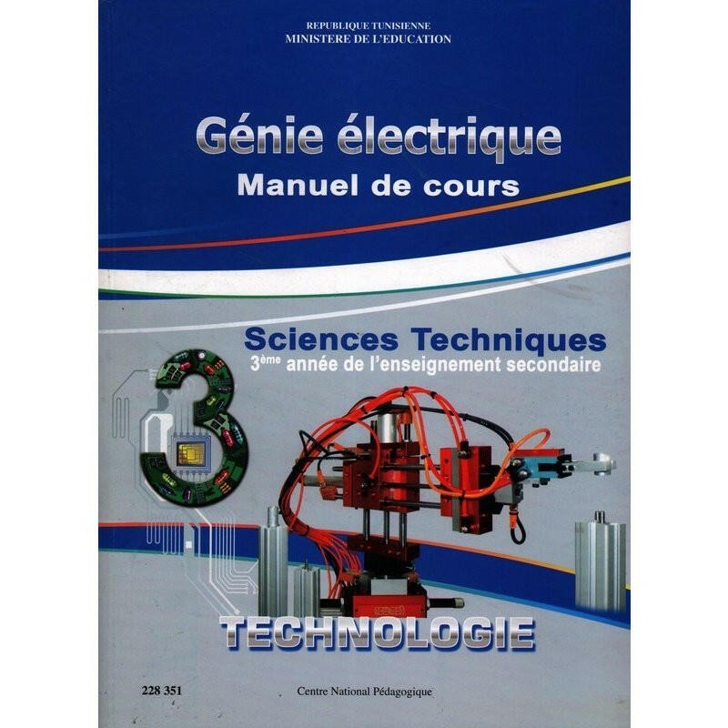 Génie électrique — 3ème année secondaire — Cours (Sciences techniques)