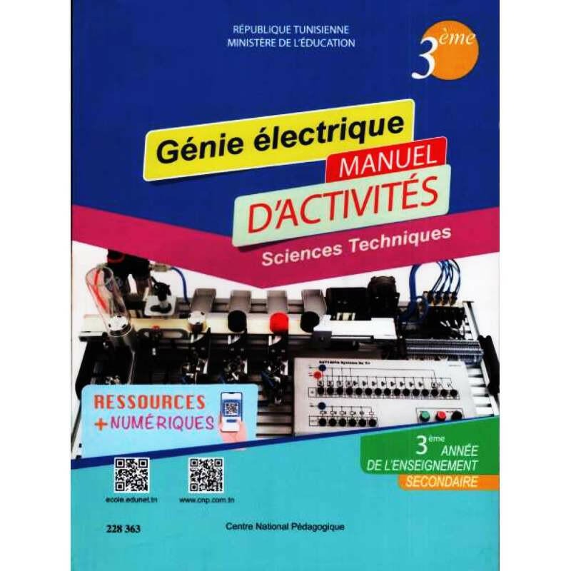 Génie électrique — 3ème année secondaire — Activités (Sciences techniques)