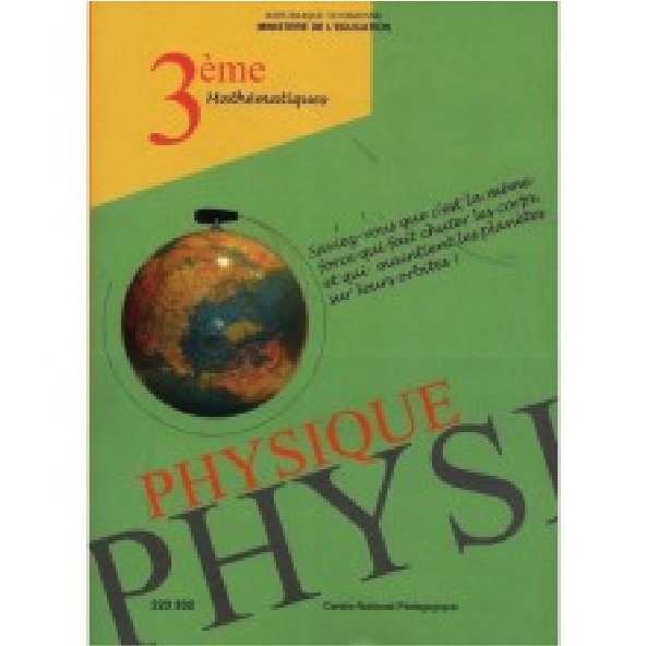 Manuel de physique — 3ème année secondaire (Maths) · CNP