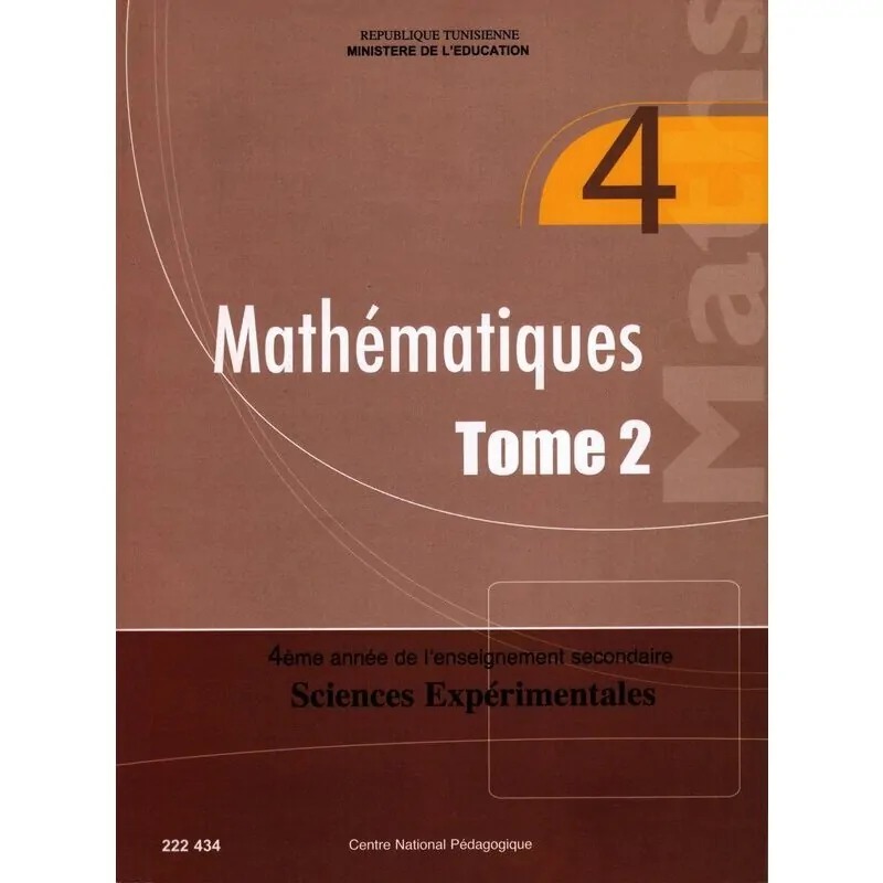 Manuel de mathématiques — Bac Sciences exp. (Tome 2)