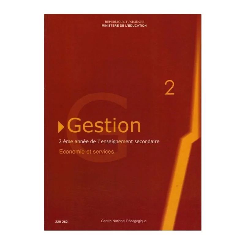 Manuel de gestion — 2ème année secondaire (Économie-Services) · CNP