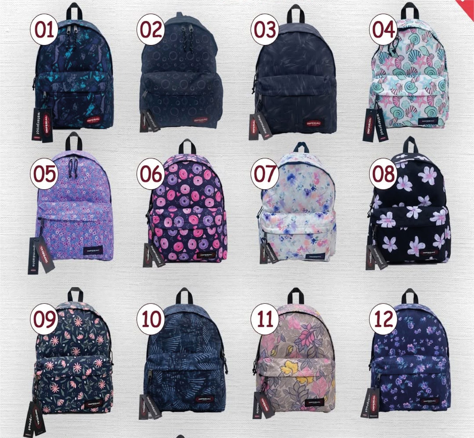 Sac à Dos Classique 1 Motifs Assortis – IMPERIAL