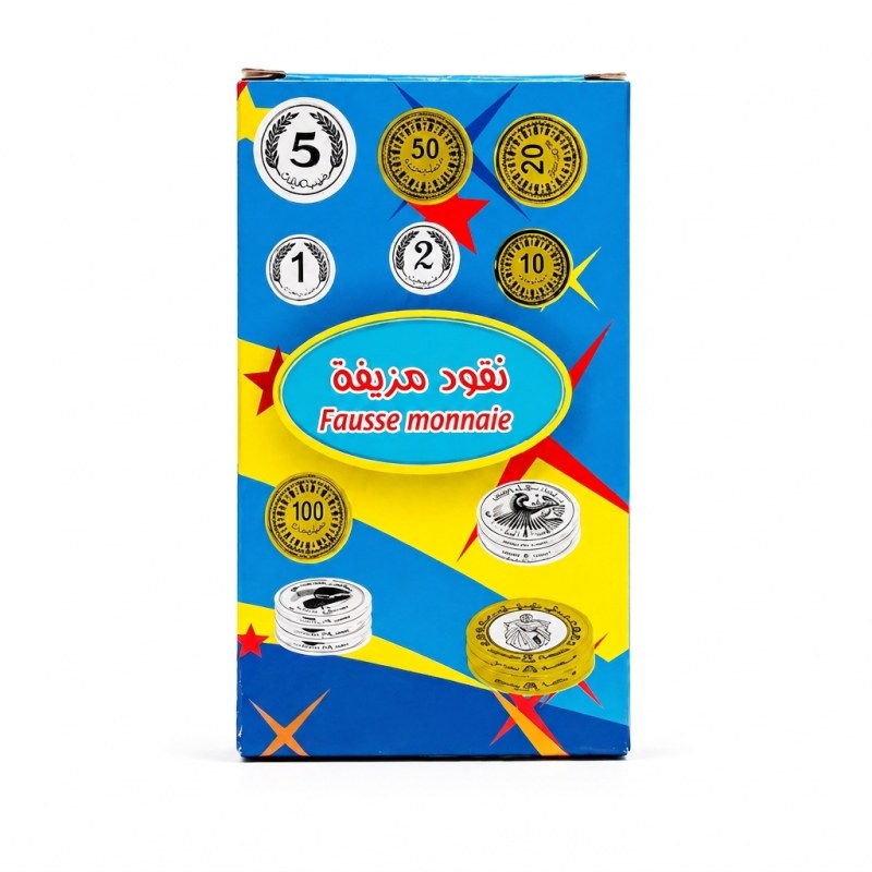 Fausse monnaie — billets & pièces (apprentissage)