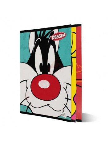 Cahier de dessin 24×32 cm — 24 pages uni